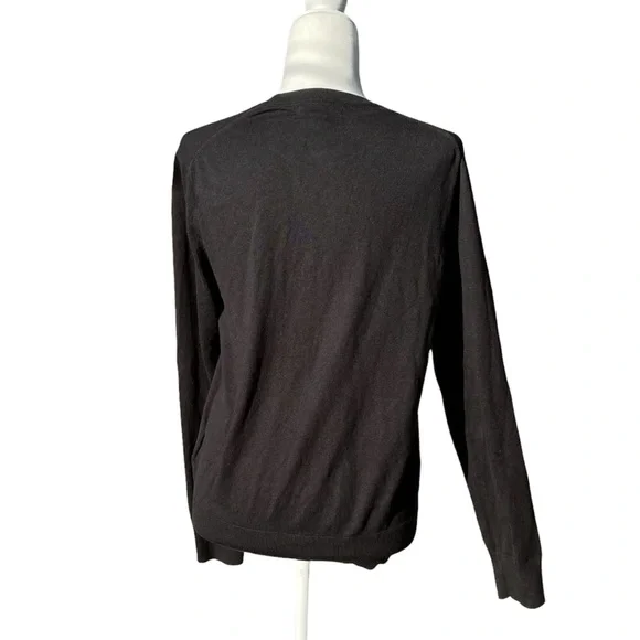 Banana Republic Luxury Blend Black Crewneck Sweater - Picture 8 of 9